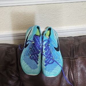 Nike Teal and Blue Sneakers